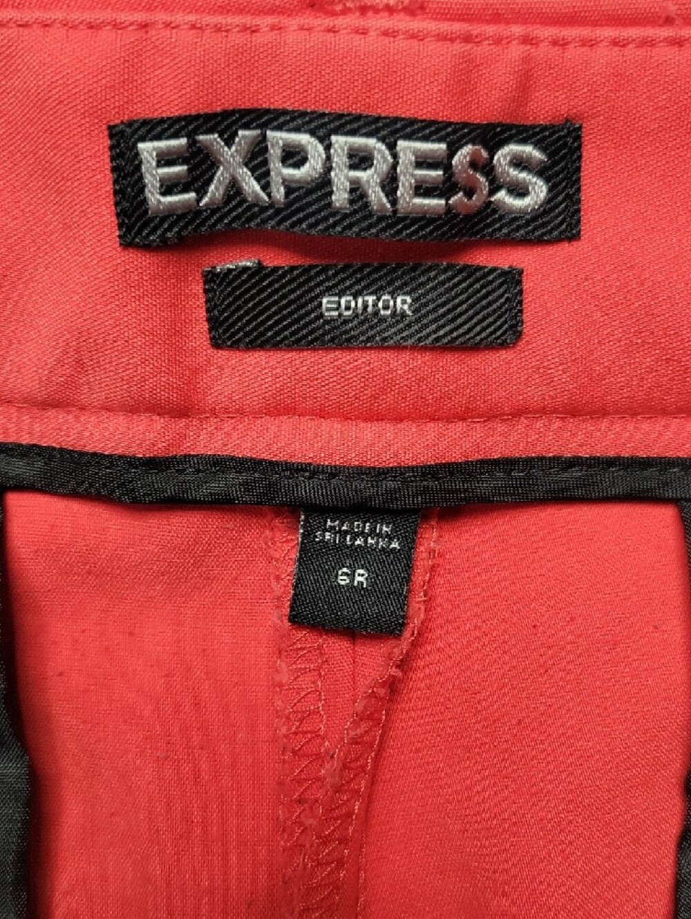 Express Coral Pink Editor Dress Pants - Picture 2 of 7